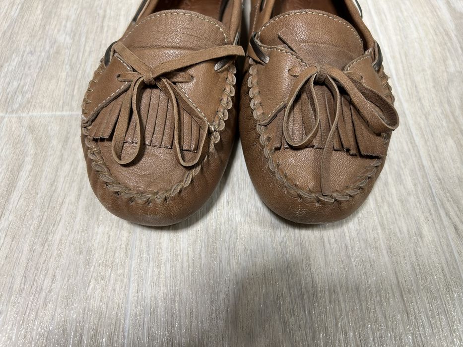 Балетки Tom Tailor кожаные мокасины слипоны туфли