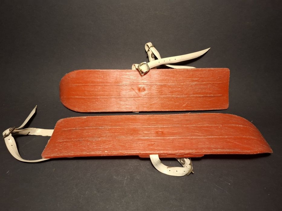 Stare narty dziecięce prl