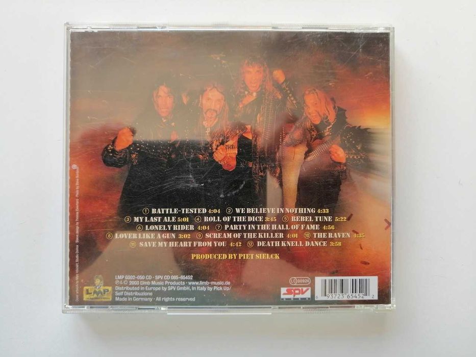 CD GUN BARREL Battle Tested  jak Iron Maiden Judas Priest Helloween