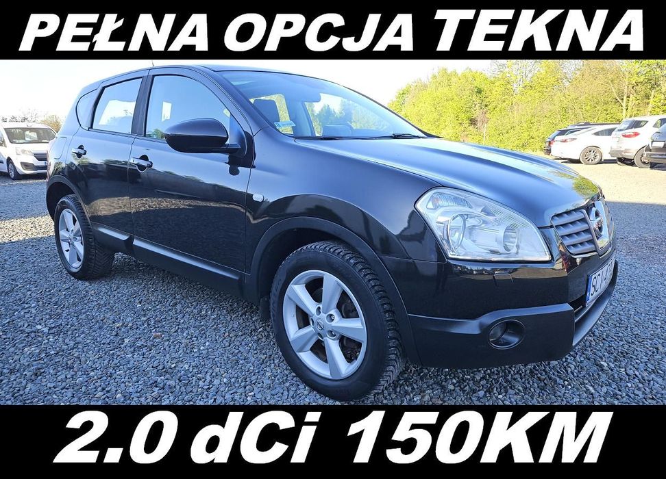 Nissan Qashqai dCi 150KM Zobacz FILM TEKNA Skóra Navi Kamera Panorama BardzoDobryStan