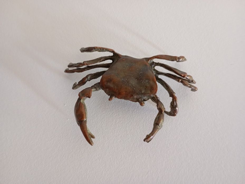 Caranguejo em bronze