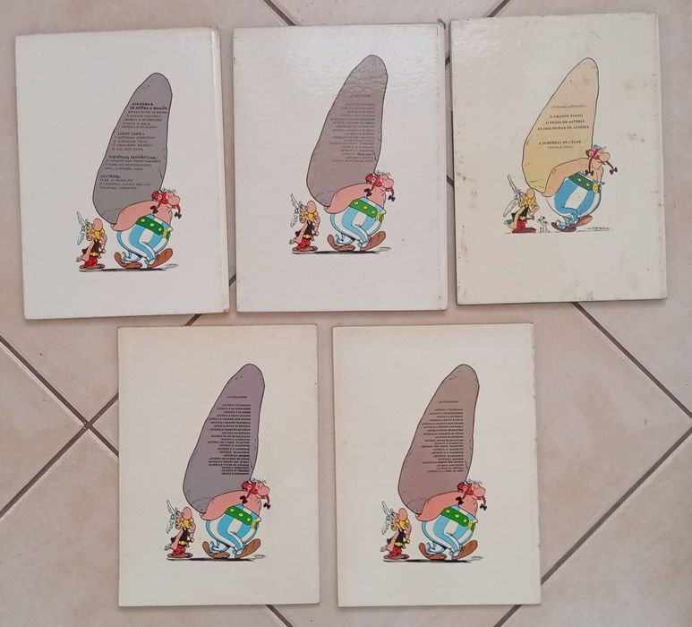 Conjunto de Livros do Asterix