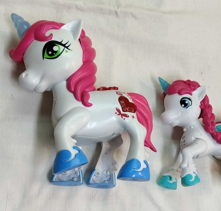 Zabawka interaktywna koń jednorożec  6 funkcji przycisku dźwięku 2 szt