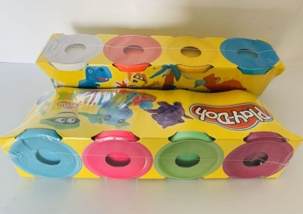 NOWY Zestaw 4 Tuby Play-Doh Ciastolina 4-Pak Zapasy - Sklep!