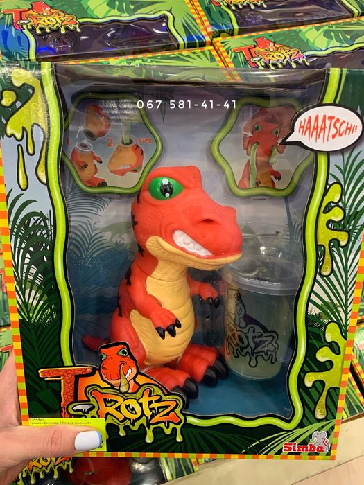 Іграшка Simba Динозавр Т-Ротз зі слаймом