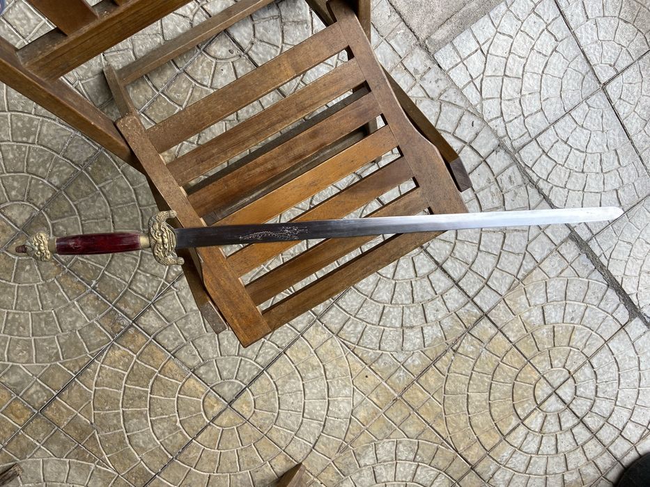 Espada ornamental chinesa - Longquan Dragão e Fênix Jian