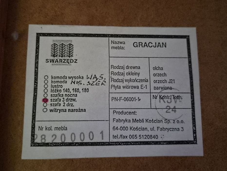 Szafa - zadbana, solidna