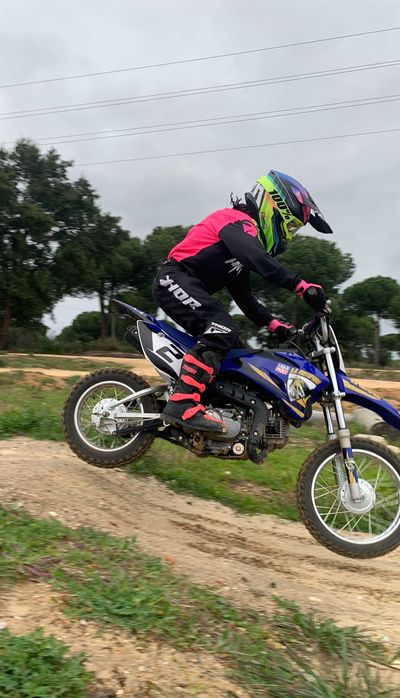 Botas Motocross THOR Blizt Xp Preto/Rosa