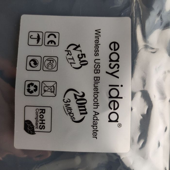 Адаптер usb bluetooth 5.0 Easy Idea для компа, ноутбука - чип RTL8761B