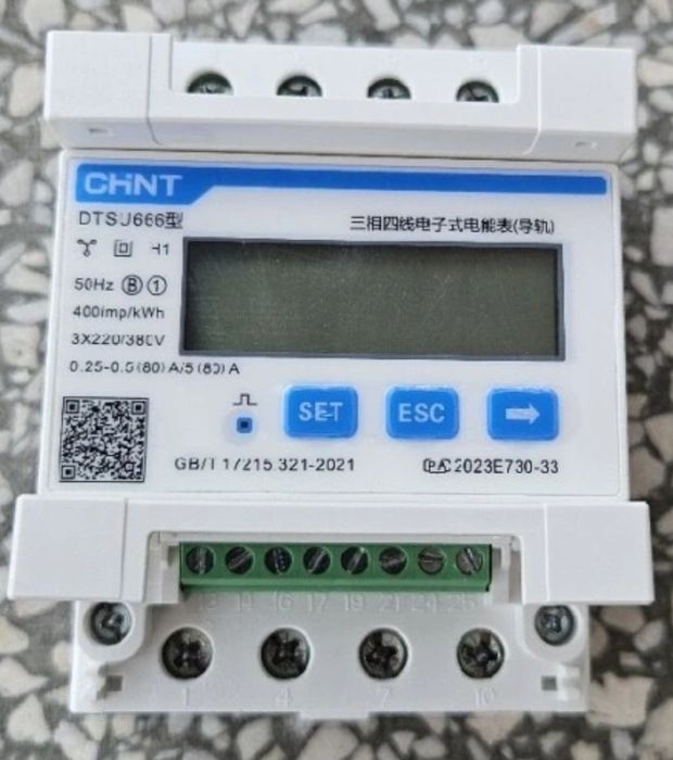 Licznik energii Chint Dtsu666 3F Modbus