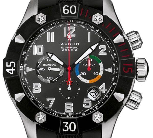Zenith Defy Rainbow Flyback El Primero automat 03.0527.400 Zegarek 46mm