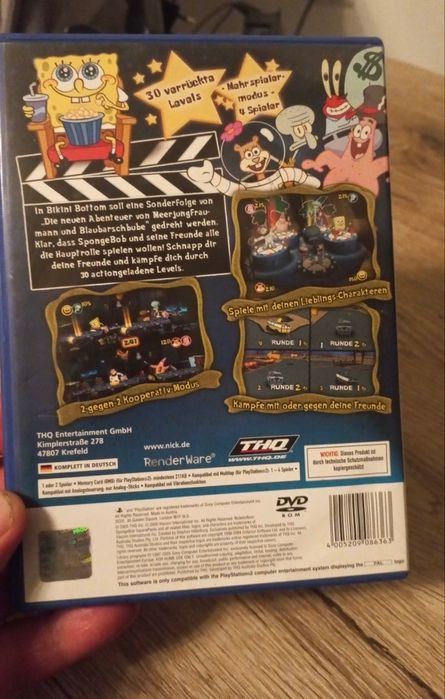 SpongeBob Schwammkopf:Film ab! (SpongeBob SquarePants: Lights, Camera, Pants!) PS2