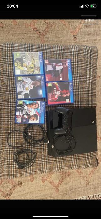 Play station 4 com Jogos