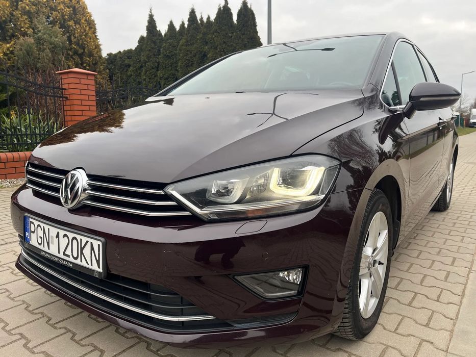 Volkswagen Golf Sportsvan Krajowy 1.4 125KM Benzyna Automat 2017R Highline ASO Led Nawi Kamera