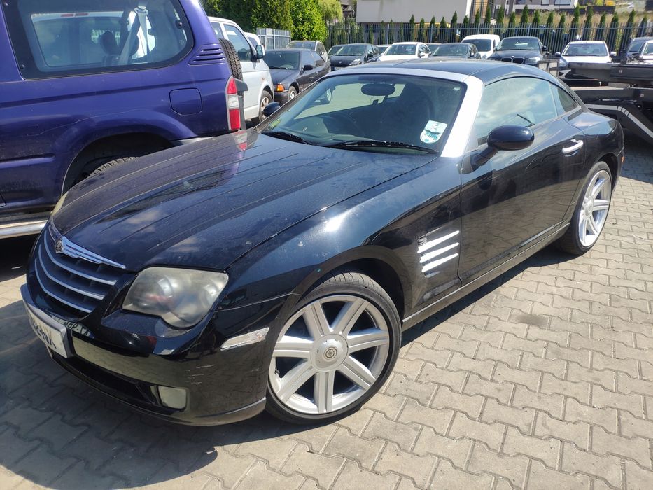 chrysler crossfire szyba drzwi prawa