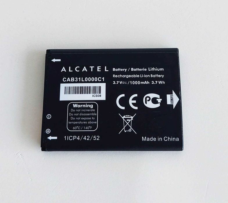 Batteria Auto 95 Ah Batteria Originale 1000mAh Per Vodafone 155 / VF155 / Alcatel 555 / OT-22.00 - Nuova E Confezionata Batteria Vodafone 155 1000mAh