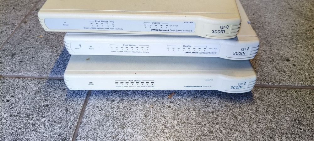3x switch 3C16790A 3C16791 5 i 8 port