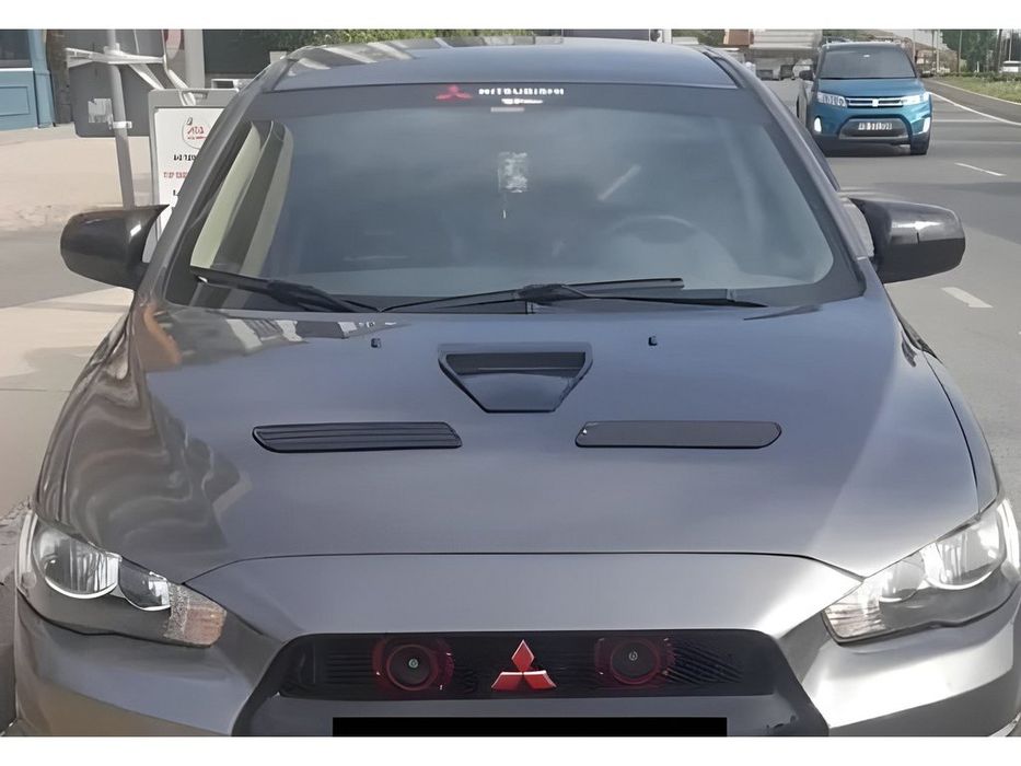 Mitsubishi Lancer X 2008- рр. Накладки на дзеркала BMW-Style (2 шт)