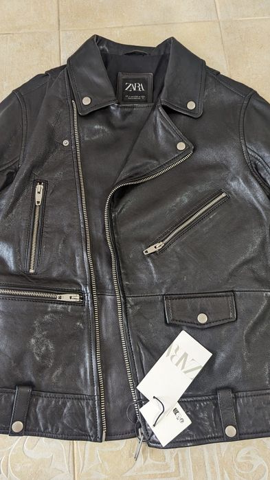 Шкіряна куртка ZARA