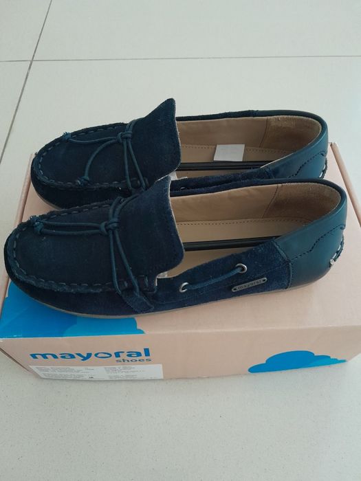 Buty mayoral 32 granatowe skorzane