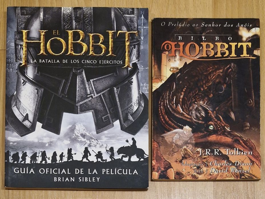 Livros Senhor dos Aneis- El Hobbit e Bilbo o Hobbit