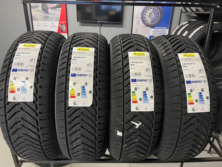 185/60R15 Kormoran All Season cztery nowe opony całoroczne 2025r