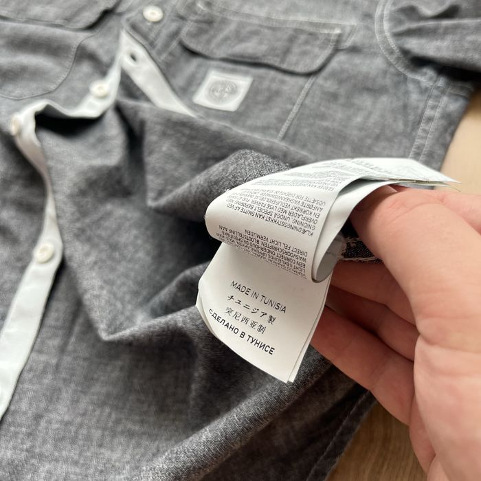 Сорочка Stone Island Lino Flax Patch Shirt