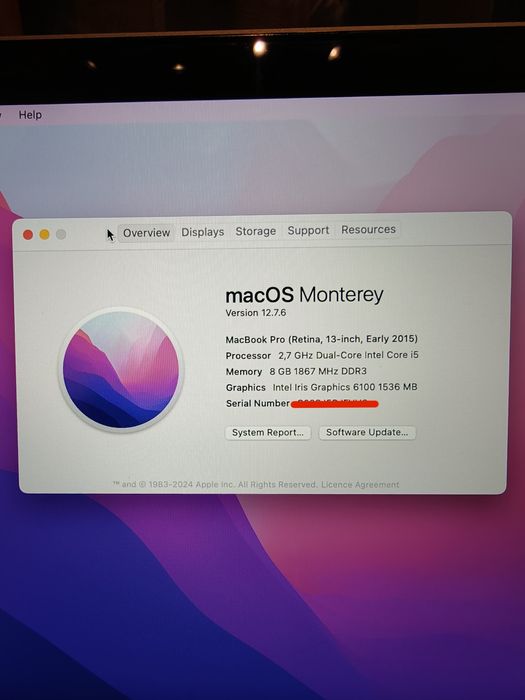 MacBook Pro 2015 13 Polegadas