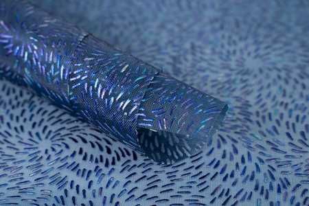 Materiał pod galeryjkę akordeonu WZÓR 1 NIEBIESKI