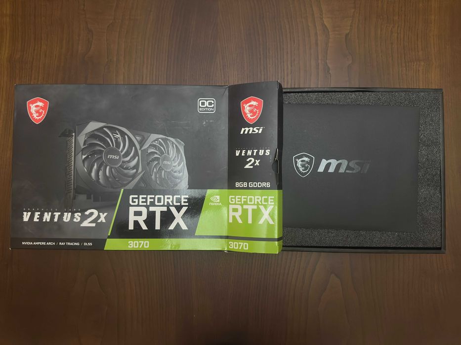 MSI GeForce RTX 3070 Ventus 2X 8G OC - Como nova!