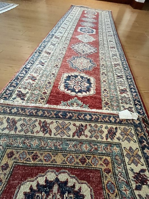 Tapete Kazak 100% la  Origem Paquistao. Tecido a mao. Novo