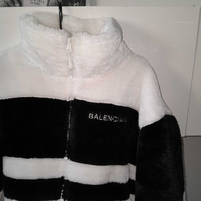 Futerko Balenciaga oversize L białe czarne nowe