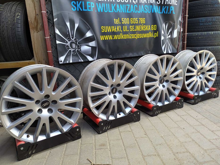 4x używane felgi alu R19 5x112 Audi A4 B6 B7 A6 C5 C6 Q2 Q3 Skoda Vw Seat