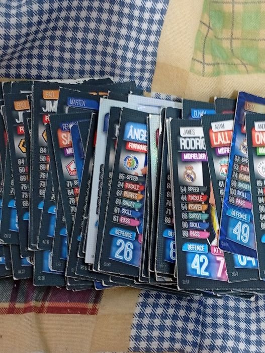Conjunto de Vários cromos match attak Champions league