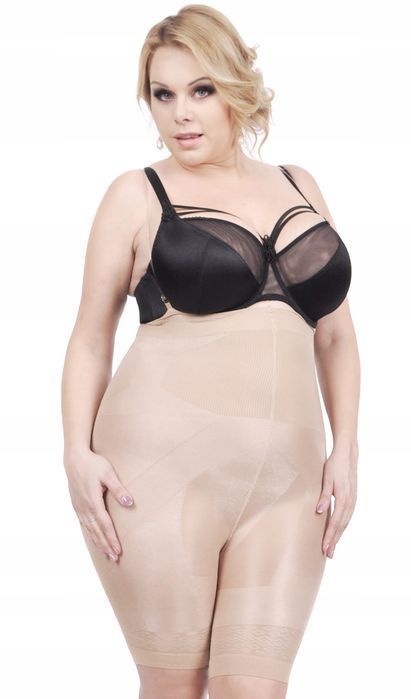 Orirose WYSOKIE Majtki WYSZCZUPLAJĄCE brzuch MODELUJĄCE uda size plus