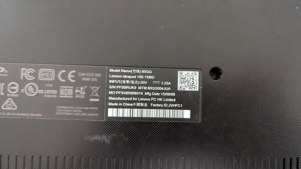 Lenovo ideapad 100 80qq