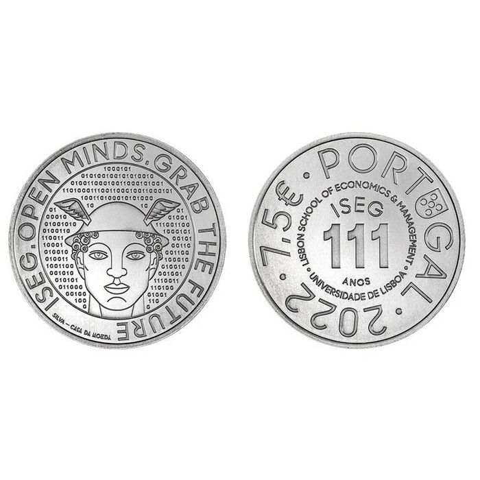Moedas Comemorativas Correntes Unc Portugal 1,50 + 2,50 + 5,00 + 7,50