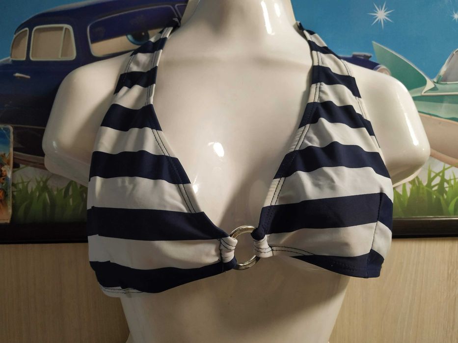 Роздільний жіночий купальник Морячка, верх 80-85С, низ Л, 38 розмір