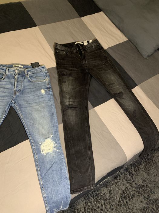 Calças Ganga ZARA Man Slim Fit NOVAS a estrear - Tam 38 / M (Lote 2 Pares ou mais)