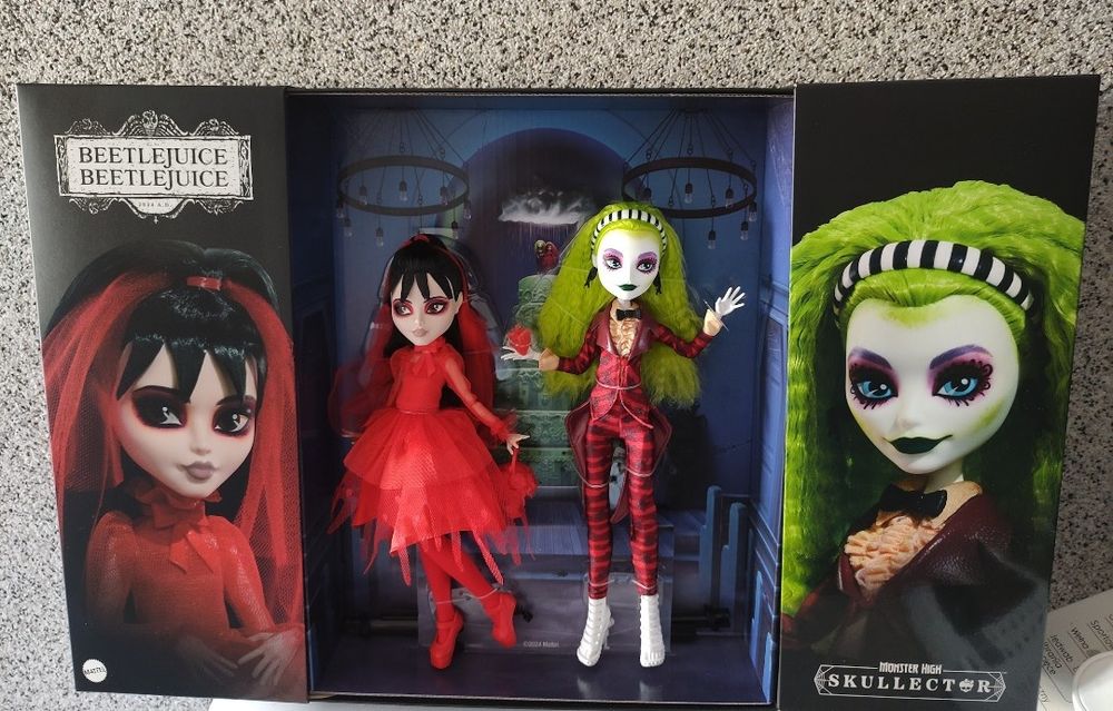 Beetlejuice Monster High mattel lalki lalka sok z żuka skullector