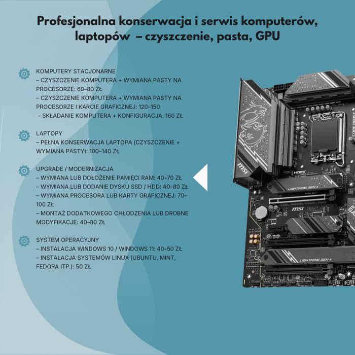 Serwis komputerowy Zielona Góra – naprawa laptopów i komputerów