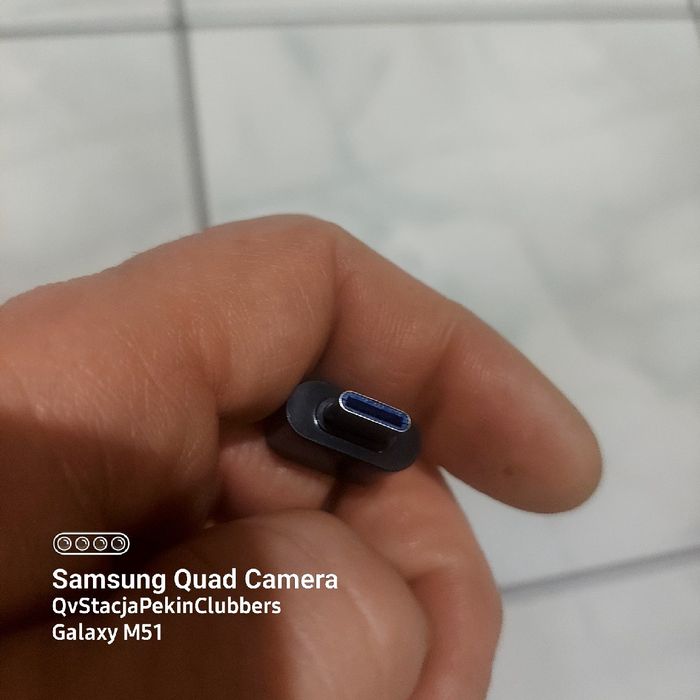 Reduktor Adapter wtyczka z TYP-C na USB Black Tablet Telefon Komputer