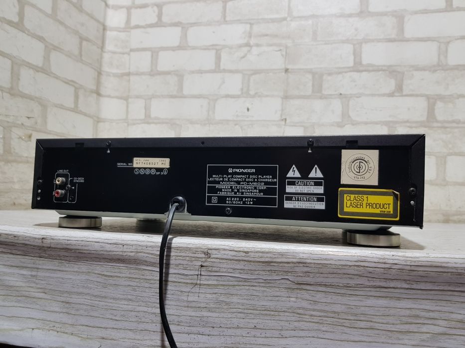 Hi-Fi Програвач CD дисків PIONEER PD-M602,   61-bit DLC.,  дисків, 102 дБ., б/у з Німеччини