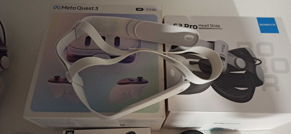 Meta Quest 3 512 GB + zestaw premium akcesoriów BoboVR / AMVR