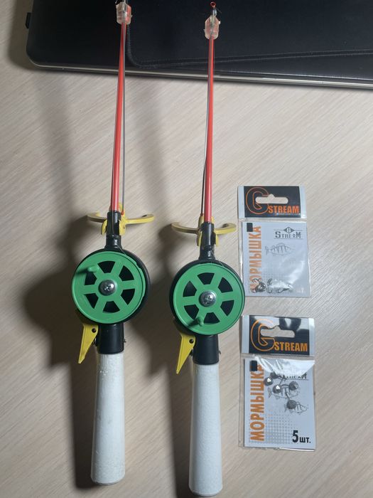 Зимові удочки 2шт. оснащені