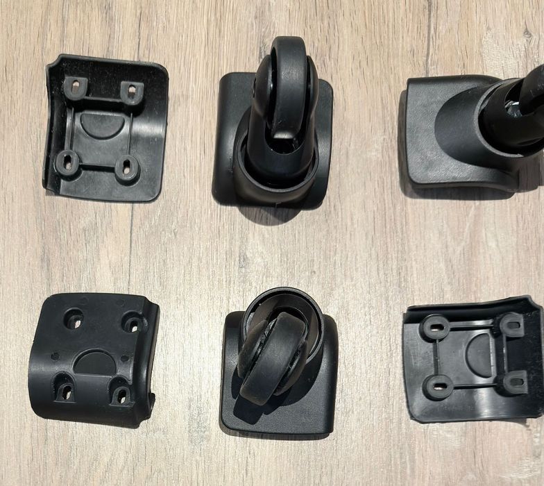 Conjunto Amazon de 3 rodas de reposição para mala de viagem