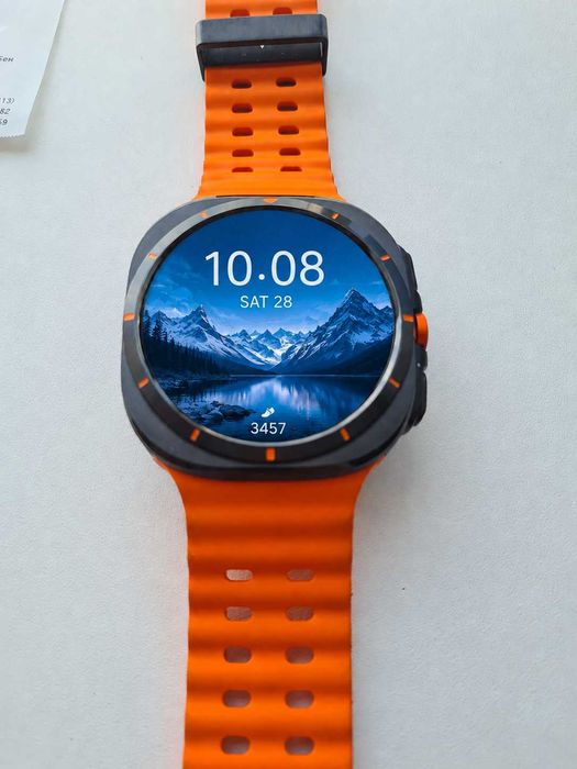 Samsung Galaxy Watch Ultra (47mm) Titanium Orange 64 gb. eSIM— ідеал, офіціал, чек