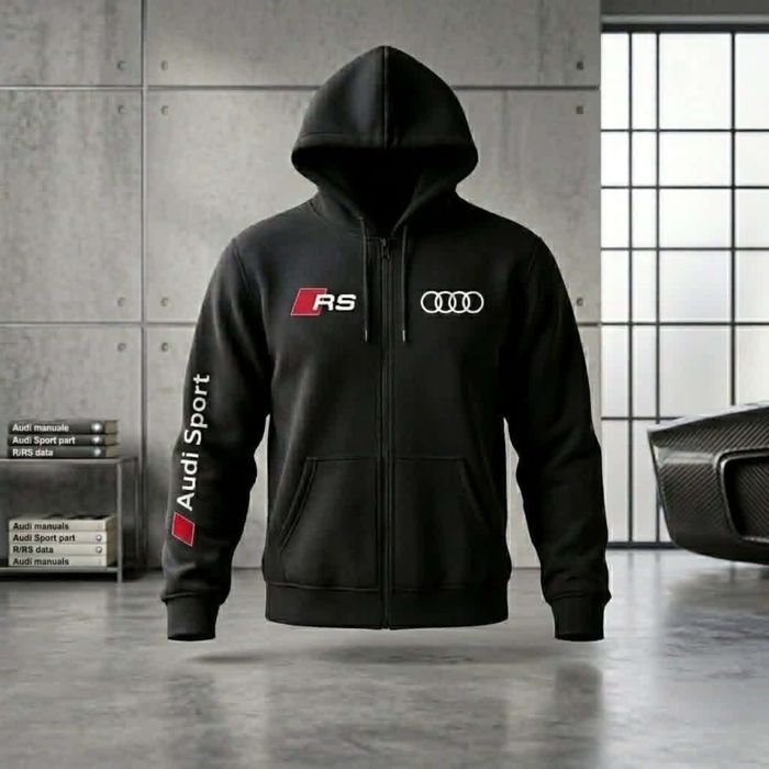 Casacos Hoodies com Fecho - BMW / Audi / Mercedes (Novo - XS ao 5XL)