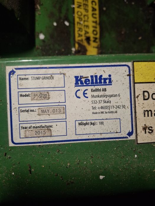 Frezarka do pni Kellfri
