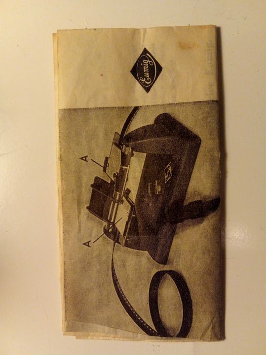 Eumig Máquina para cortar e colar filmes 8mm Super 8mm